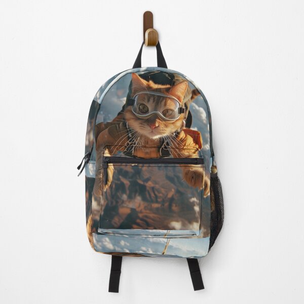 Item preview, Skydiving cat print designed and sold by dcrc.