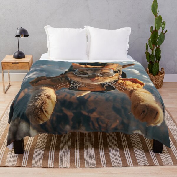 Item preview, Estampado de gato paracaidismo designed and sold by dcrc.