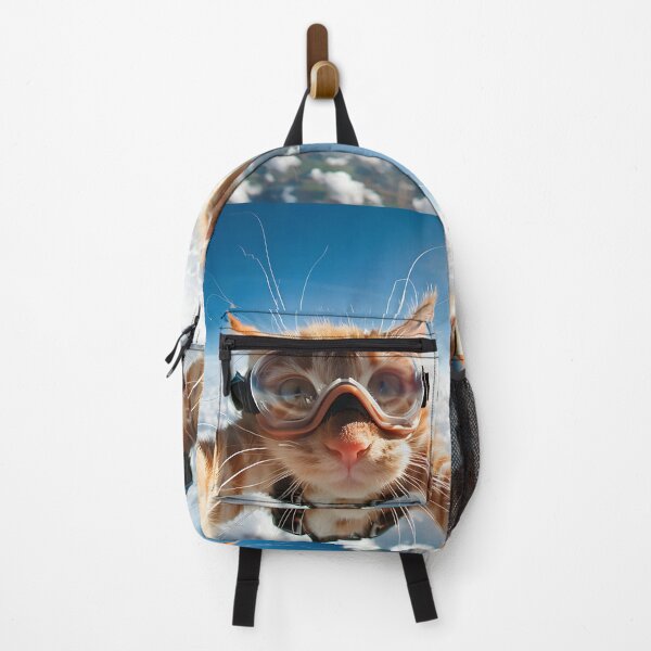 Item preview, Skydiving cat print designed and sold by dcrc.