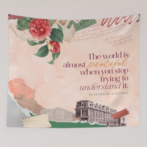 Item preview, The world is almost peaceful designed and sold by Stella Bookish Art.