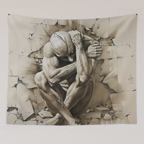Item preview, Humanity And Technology Abstract Art designed and sold by Obsidian Ink by Wilshire.