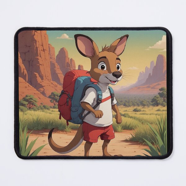 Item preview, Kangaroo on a hike designed and sold by Astralia.