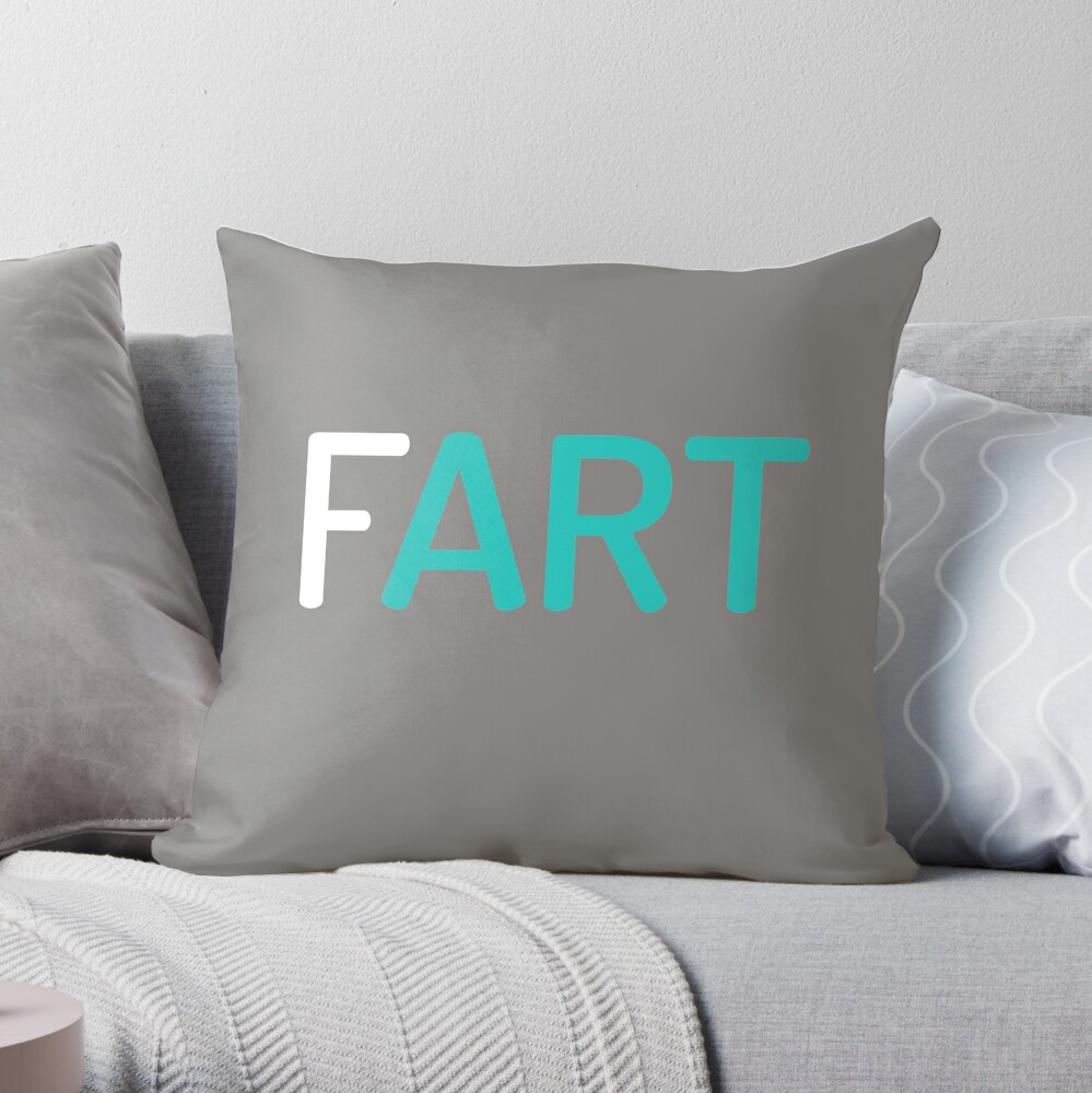 FART KING funny throw Pillows | Zazzle