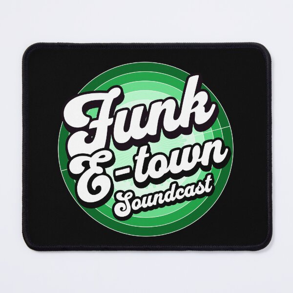 Item preview, FUNK E-TOWN SOUNDCAST  - Staged Gradient Logo (Green)  designed and sold by Discothreadz.