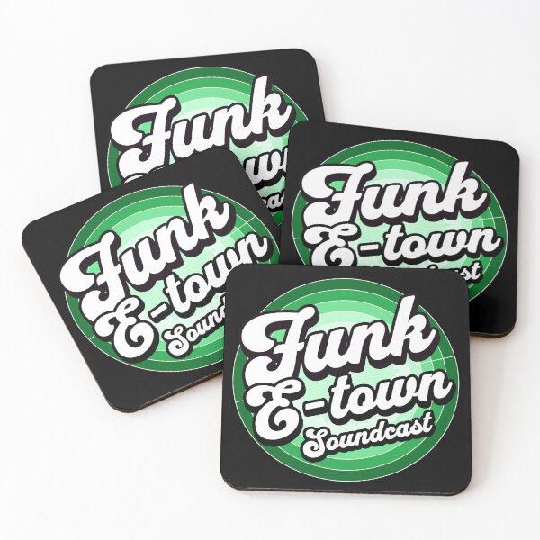 Item preview, FUNK E-TOWN SOUNDCAST  - Staged Gradient Logo (Green)  designed and sold by Discothreadz.