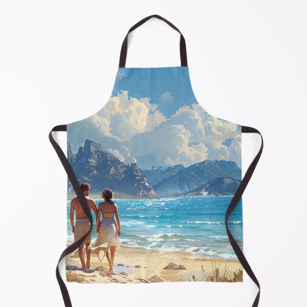 Item preview, Couple on secluded beach designed and sold by TheOosh.