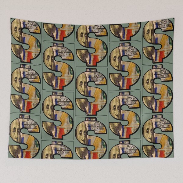 Item preview, Ben Franklin 100 Dollar Sign designed and sold by kristalcurt.
