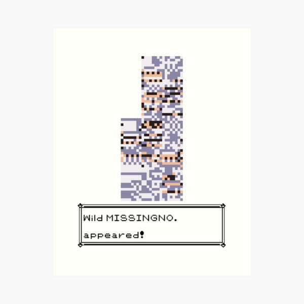 Item preview, MISSINGNO. appeared designed and sold by matthewschalo.