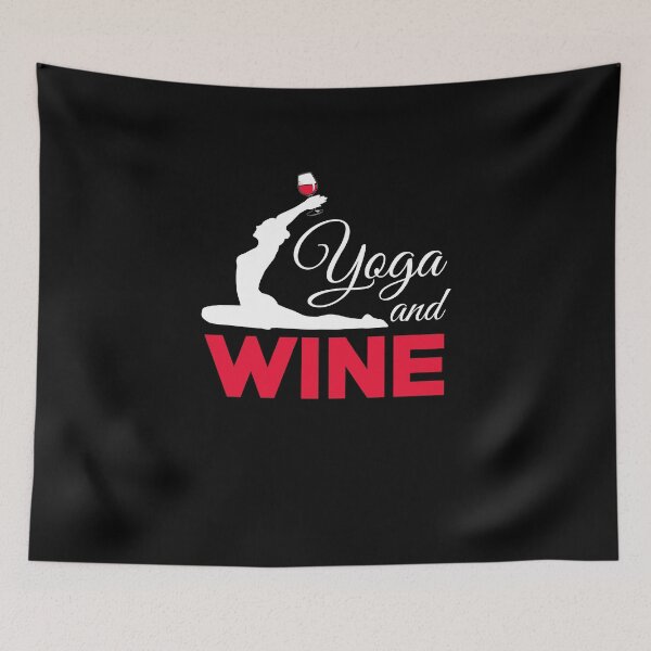 Item preview, Yoga and Wine | yoga shirt | yoga gifts | yoga teacher shirt | yoga women | yoga instructor  | yoga mom | yoga women | yoga kids | yoga addict designed and sold by Kreature Look.