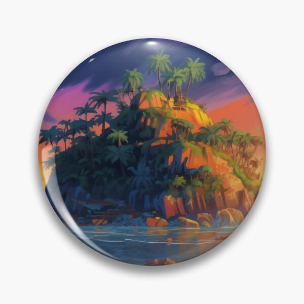 Item preview, Enchanted Island Haven designed and sold by PrintPulseInk.