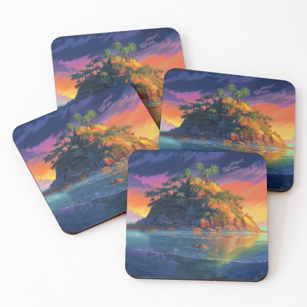 Item preview, Enchanted Island Haven designed and sold by PrintPulseInk.