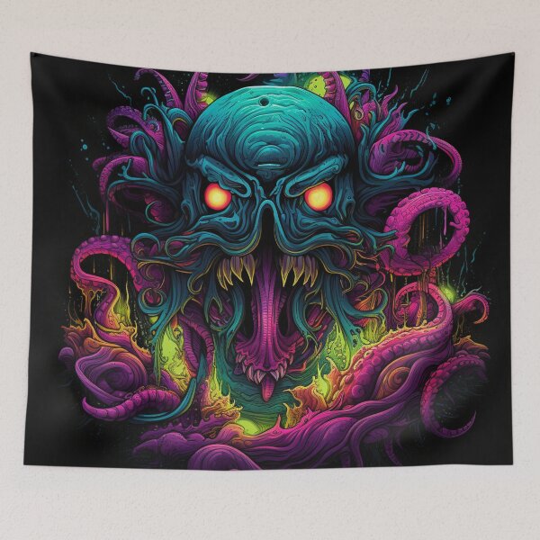 Item preview, Sea Monster Neon Pop Art 7 designed and sold by AstroRisq.