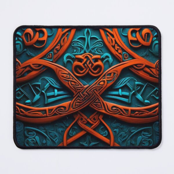 Item preview, Blue and red celtic design - texture pattern designed and sold by PrettyPinkSkies.