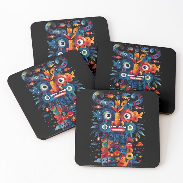Artikelvorschau, Modern-Art Linoprint Monster entworfen und verkauft von Psyberspace.