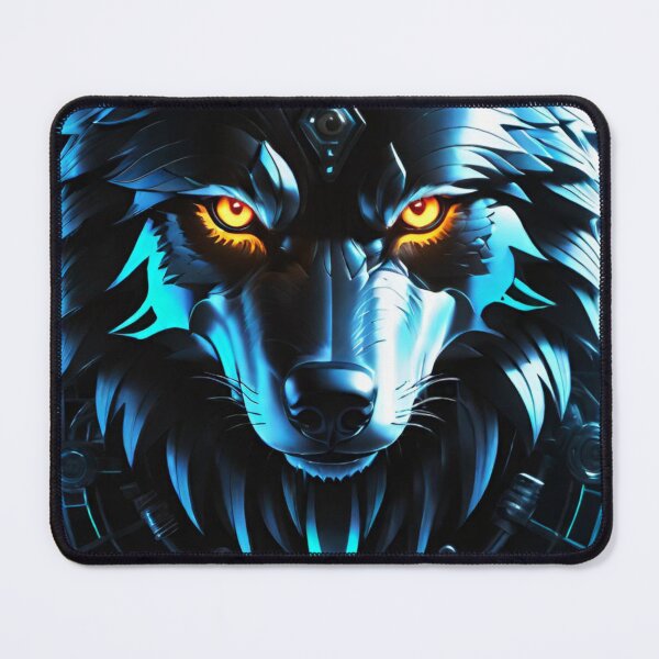 Item preview, tribal wolf face with red eyes designed and sold by optimusprime39.