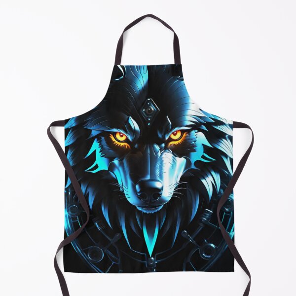 Item preview, tribal wolf face with red eyes designed and sold by optimusprime39.