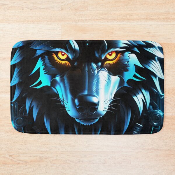 Artikelvorschau, Stammes-Wolfsgesicht mit roten Augen entworfen und verkauft von optimusprime39.