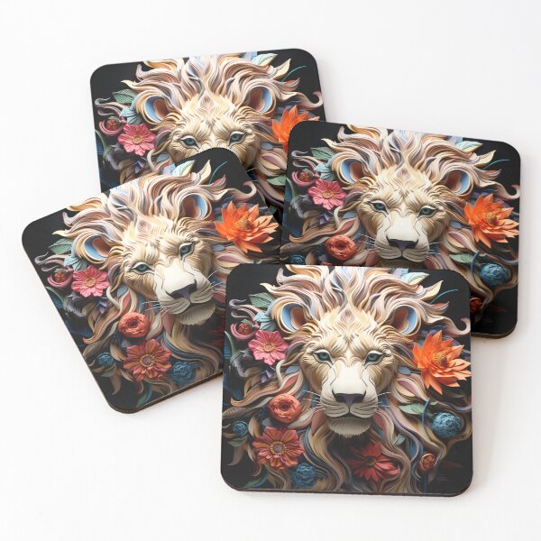 Item preview, Unique Lion Art Designed Print designed and sold by mondmakes.