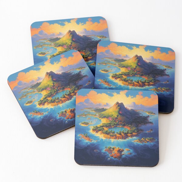 Item preview, Island Cluster designed and sold by PrintPulseInk.