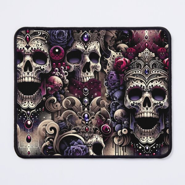 Item preview, Gothic Skulls, Roses, and Jeweled Tieras designed and sold by PinUpPizzazz.