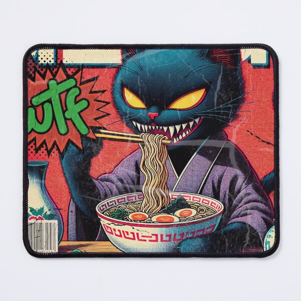 Item preview,  Black Cat: Vintage Ramen designed and sold by IAPICTURE.