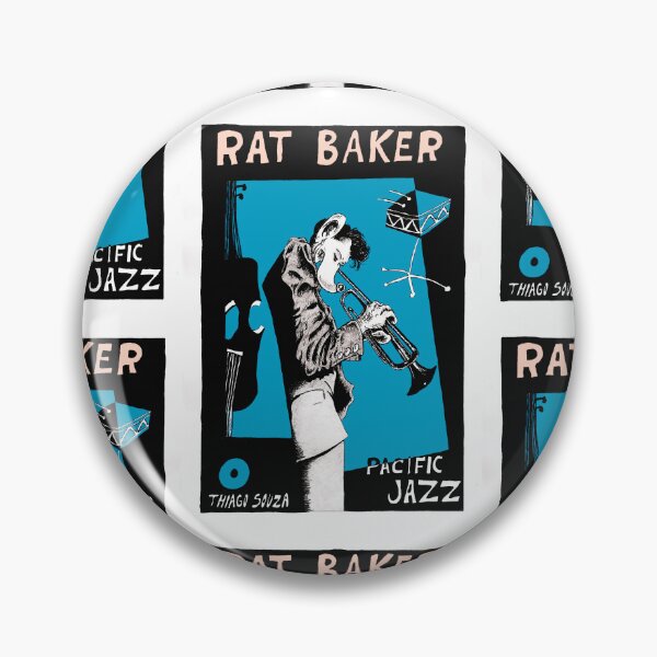 Item preview, chet baker jazz rat designed and sold by ThiagoSouzaRats.
