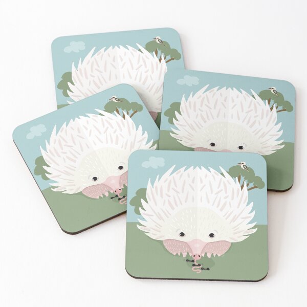 Item preview, Rare White Echidna designed and sold by Karin Taylor.