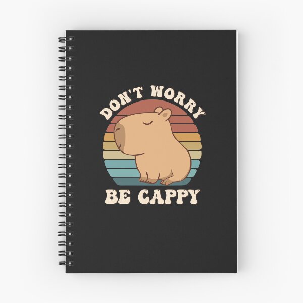 Item preview, Retro Rodent Capybara Dont Be Worry Be Cappy Funny Saying  designed and sold by alenaz.