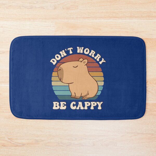 Item preview, Retro Rodent Capybara Dont Be Worry Be Cappy Funny Saying  designed and sold by alenaz.
