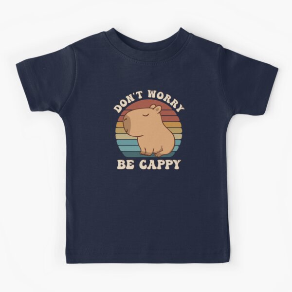 Item preview, Retro Rodent Capybara Dont Be Worry Be Cappy Funny Saying  designed and sold by alenaz.