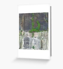 Rock wall texture Greeting Card