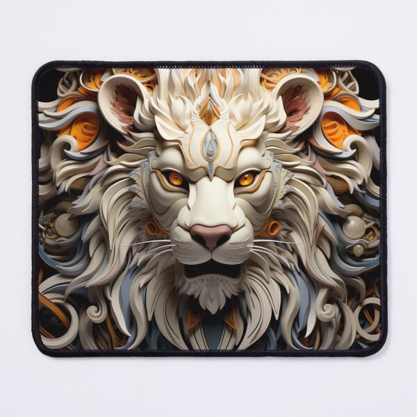 Item preview, Majestic 3D Style Lion Designed Print designed and sold by mondmakes.