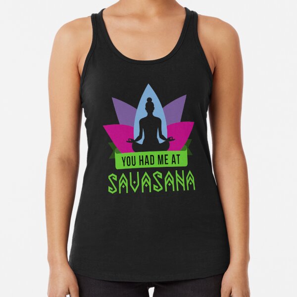 Savasana is My Therapy Yoga Shirt, Yoga Tank, Women's Yoga Shirt, Mom Shirt,  Mom Gift, Funny Yoga Top 