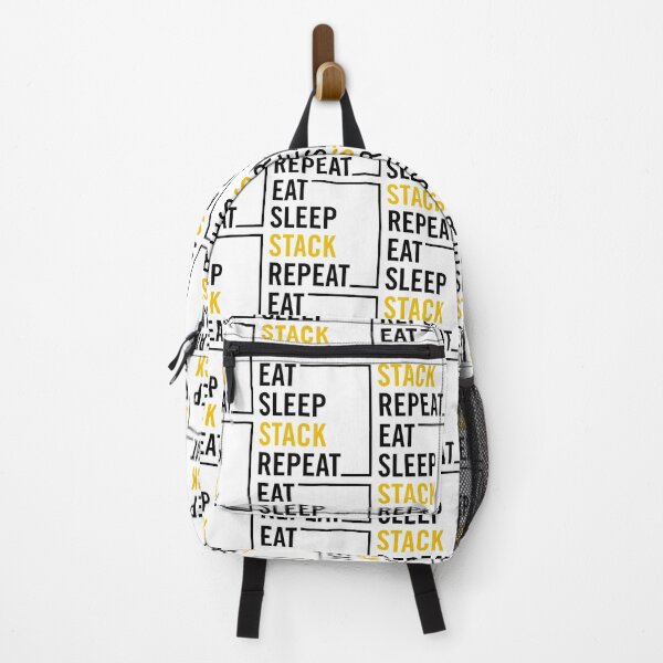 Item preview, "Eat, Sleep, Stack, Repeat: Funny Adventures in Competitive Cup Stacking - Stacking Cups, Speed Stacker, Sport Stacker, Stacking!" designed and sold by artworkathome.