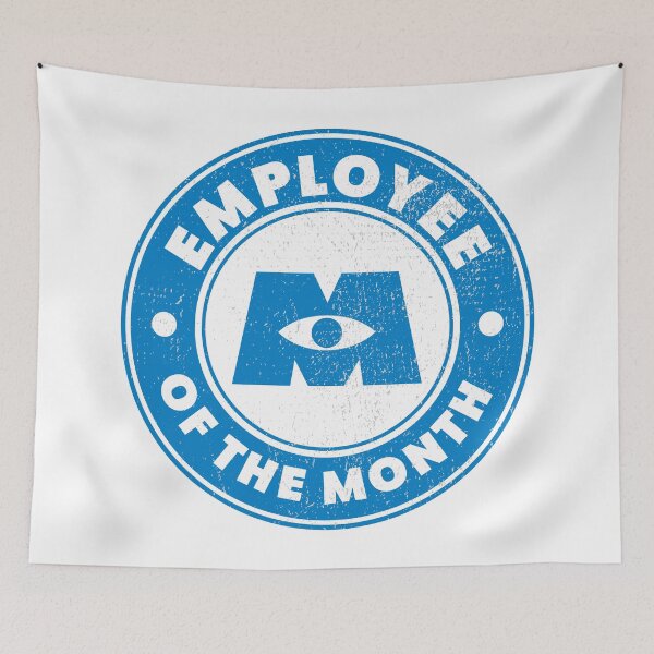 Item preview, Monsters Inc Employee Of The Month Grunge designed and sold by ThomasKadmon.