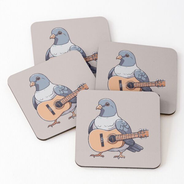 Item preview, Cute pigeon Acoustic Guitar  designed and sold by Atlantico54.