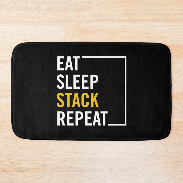 Item preview, "Eat, Sleep, Stack, Repeat: Funny Adventures in Competitive Cup Stacking - Stacking Cups, Speed Stacker, Sport Stacker, Stacking!" designed and sold by artworkathome.