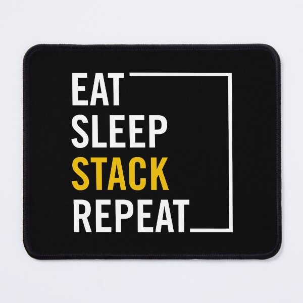 Item preview, "Eat, Sleep, Stack, Repeat: Funny Adventures in Competitive Cup Stacking - Stacking Cups, Speed Stacker, Sport Stacker, Stacking!" designed and sold by artworkathome.