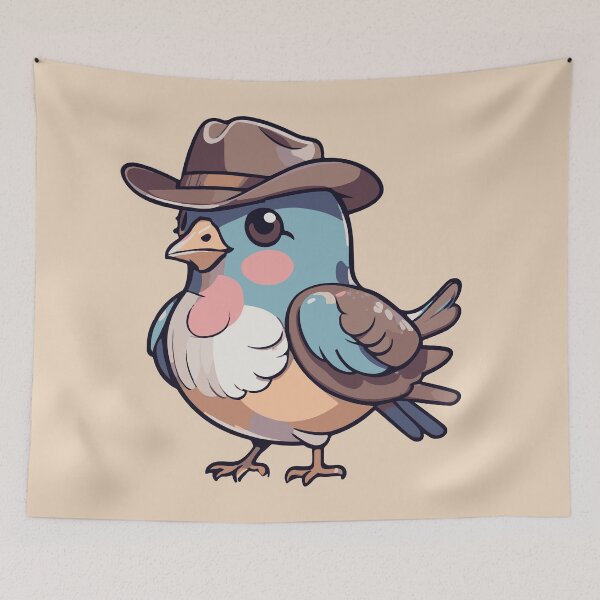 Item preview, Cute Cowboy Pigeon designed and sold by Atlantico54.