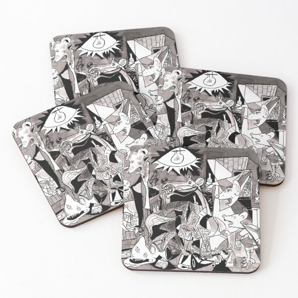 Item preview, Guernica with rats designed and sold by ThiagoSouzaRats.