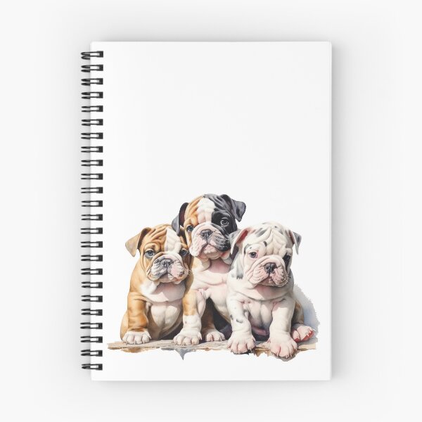 Item preview, Watercolor Bulldog Puppies designed and sold by ttntt.