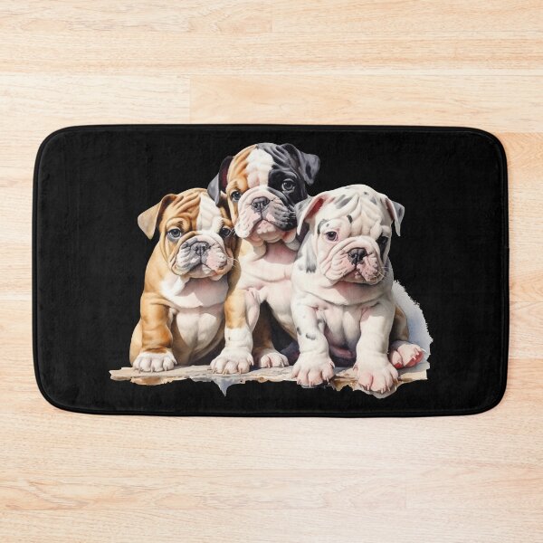 Item preview, Watercolor Bulldog Puppies designed and sold by ttntt.