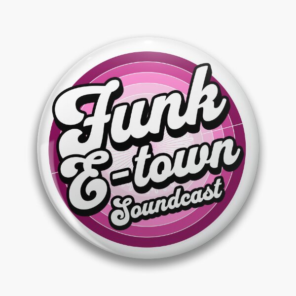 Item preview, FUNK E-TOWN SOUNDCAST  - Staged Gradient Logo (pink)  designed and sold by Discothreadz.