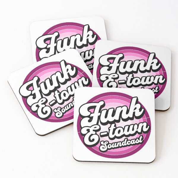 Item preview, FUNK E-TOWN SOUNDCAST  - Staged Gradient Logo (pink)  designed and sold by Discothreadz.