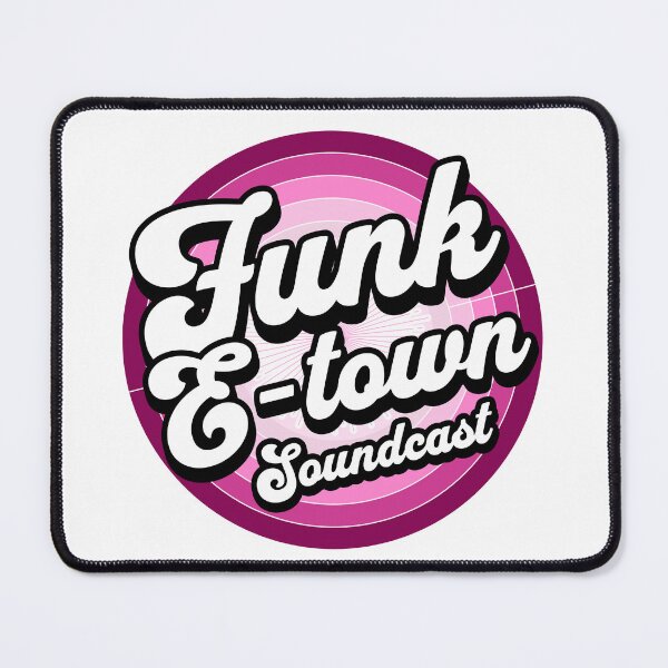 Item preview, FUNK E-TOWN SOUNDCAST - Staged Gradient Logo (pink) designed and sold by Discothreadz.