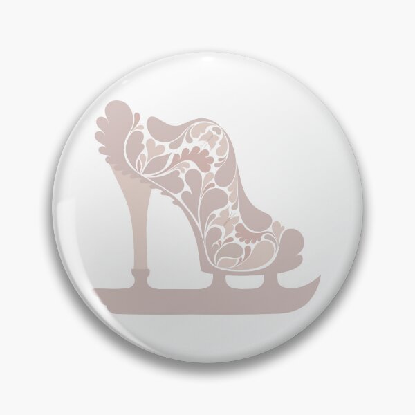 Item preview, CUTE FIGURE SKATING ICE SKATING PATTERN HIGH HEEL ICE SKATE  designed and sold by Curly-lava.