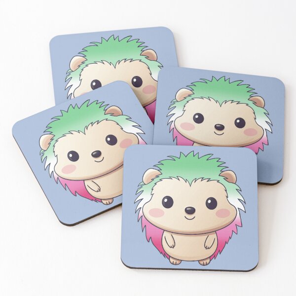 Item preview, Cute Abrosexual Pride Flag Hedgehog, Kawaii Abrosexual Pride Hedgehog Design designed and sold by Travelslightly.