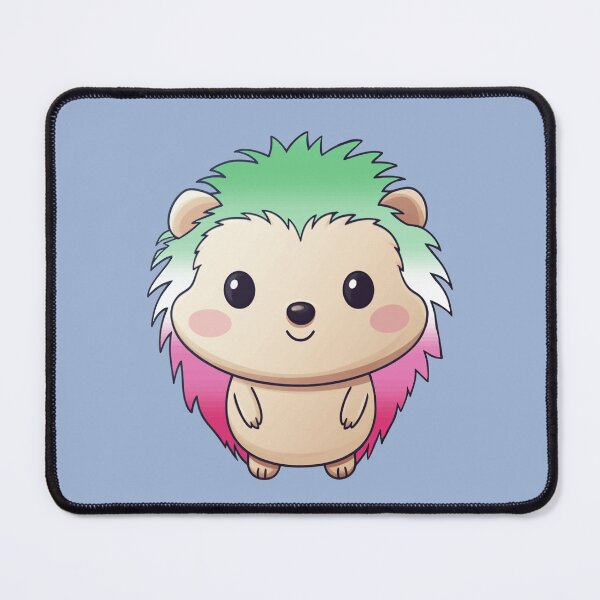 Item preview, Cute Abrosexual Pride Flag Hedgehog, Kawaii Abrosexual Pride Hedgehog Design designed and sold by Travelslightly.
