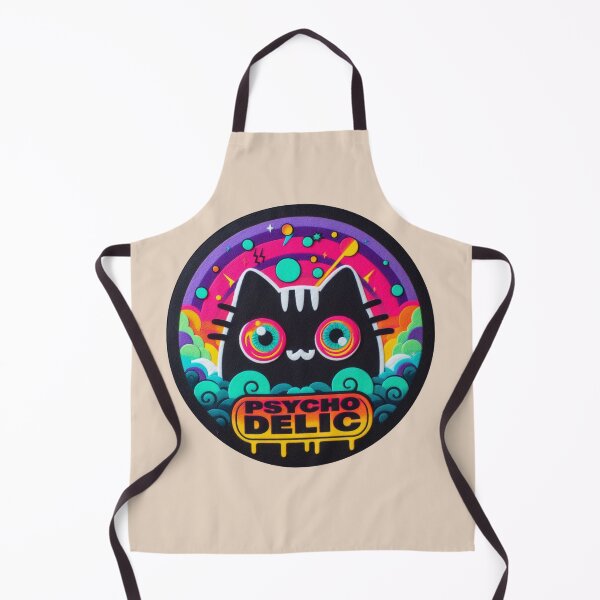 Item preview, Psychedelic Cat "Psycho Delic" designed and sold by GALUMARKET.