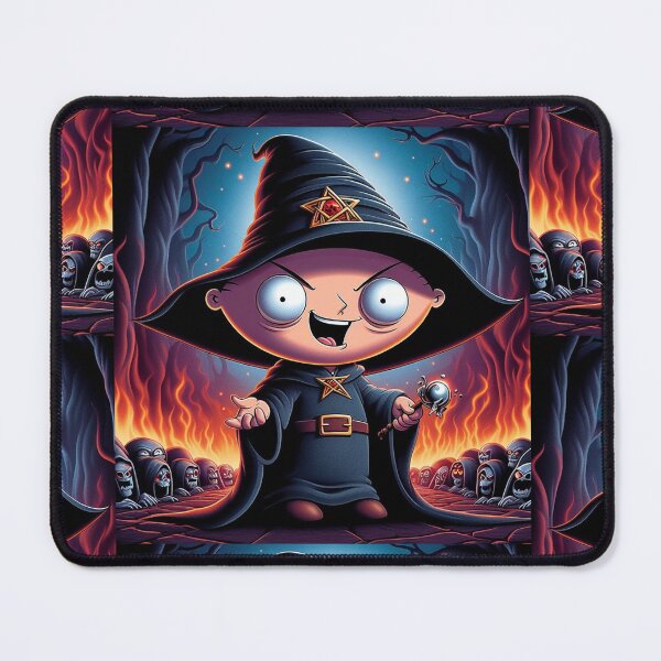 Item preview, Halloween Which Stewie in flames sticker designed and sold by SaraDatCool.